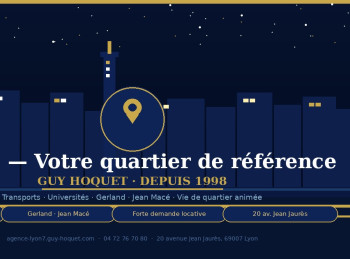 Le quartier Jean Jaurès / Lyon 7 Comment bien acheter avec votre agence Guy Hoquet Lyon 7